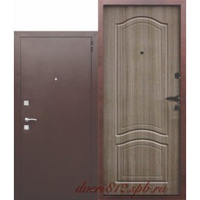  Дверь входная металлическая Доминанта венге тобакко
