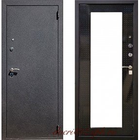 Входная металлическая дверь Futura hi-tech черный металлик